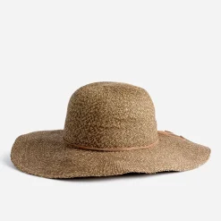 Texto Chapeaux, Bonnets & Casquettes^Capeline et beige effet paille MARRON