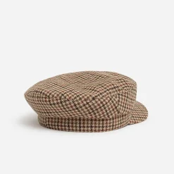 Eram Chapeaux, Bonnets & Casquettes^Casquette beige à motif pied-de-poule coloré CAMEL
