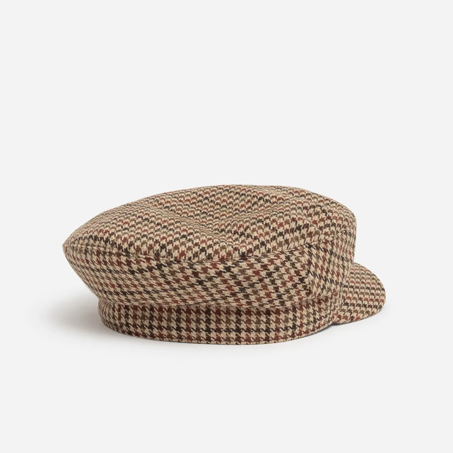 Eram Chapeaux, Bonnets & Casquettes^Casquette beige à motif pied-de-poule coloré CAMEL