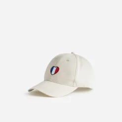 Eram Chapeaux, Bonnets & Casquettes^Casquette broderie cœur tricolore BEIGE