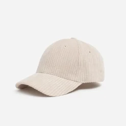 Eram Chapeaux, Bonnets & Casquettes^Casquette écrue velours côtelée ECRU