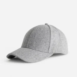 Eram Chapeaux, Bonnets & Casquettes^Casquette e laine feutrée GRIS