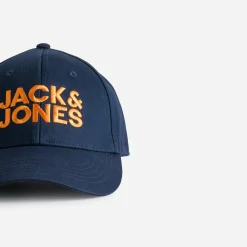 Jack & Jones Chapeaux, Bonnets & Casquettes|Accessoires^Casquette JACK&JONES broderie orange MARINE