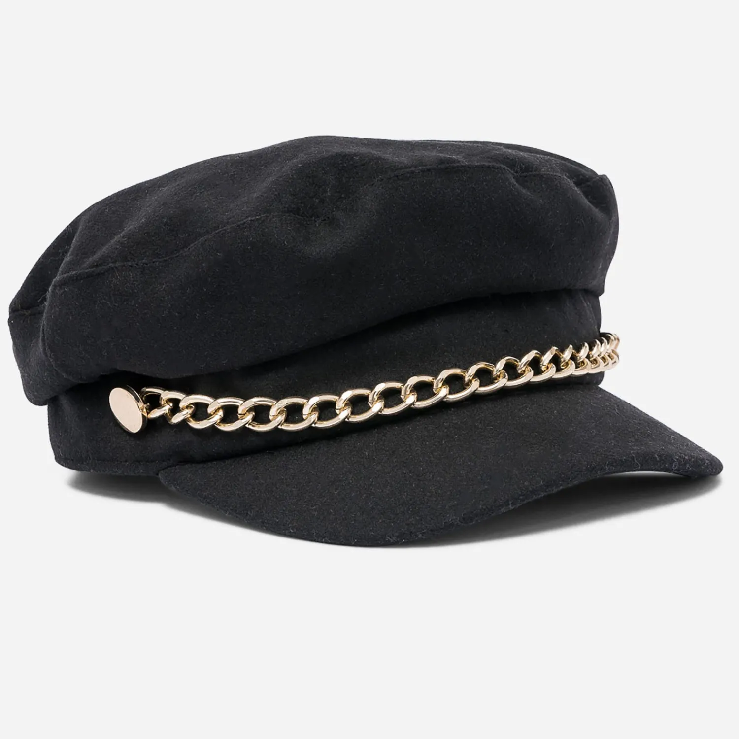 Eram Chapeaux, Bonnets & Casquettes^Casquette e avec galon maxi chaîne NOIR