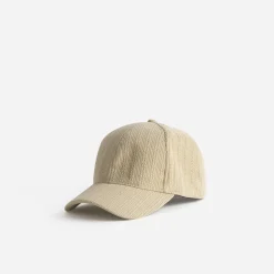 Texto Chapeaux, Bonnets & Casquettes^Casquette côtelée BEIGE