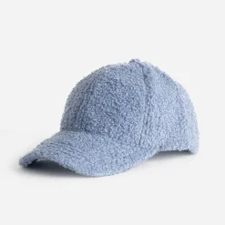 Texto Chapeaux, Bonnets & Casquettes^Casquette e en bouclette BLEU