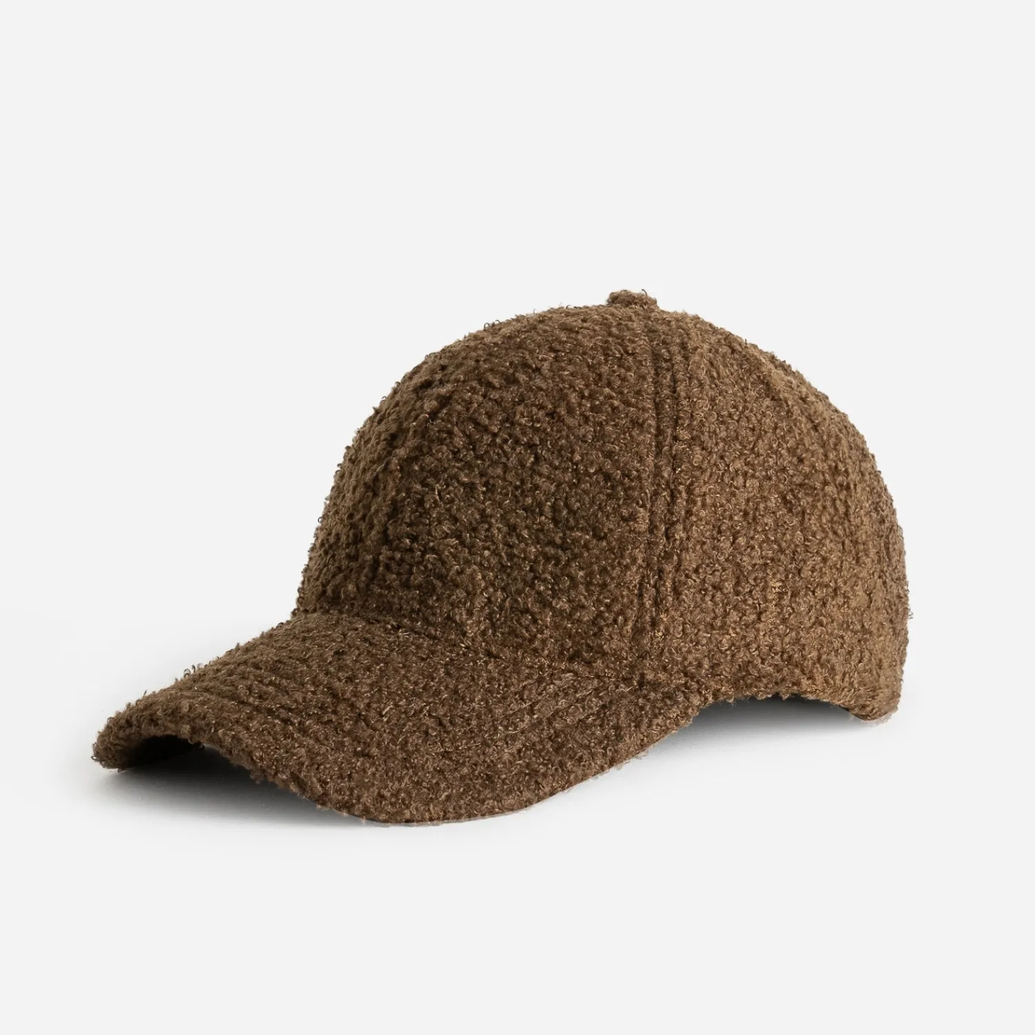 Texto Chapeaux, Bonnets & Casquettes^Casquette en bouclette MARRON