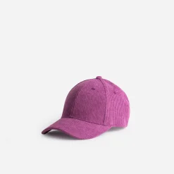 Texto Chapeaux, Bonnets & Casquettes^Casquette foncé en velours côtelé ROSE