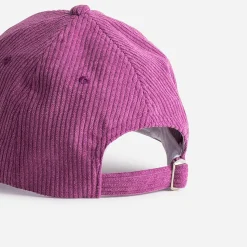 Texto Chapeaux, Bonnets & Casquettes^Casquette foncé en velours côtelé ROSE