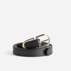 Texto Ceintures^Ceinture en cuir e NOIR