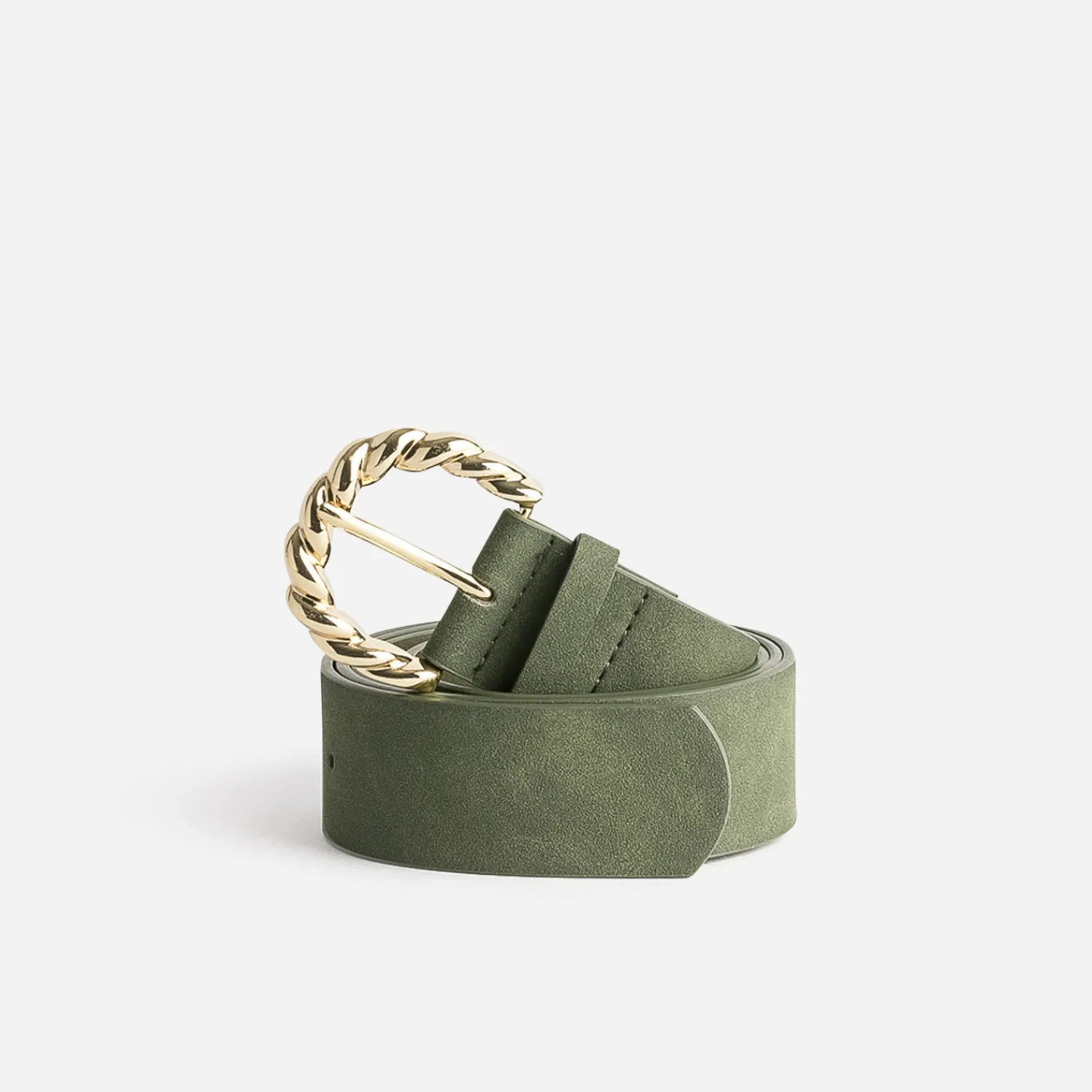Eram Ceintures^Ceinture avec boucle torsadée KAKI