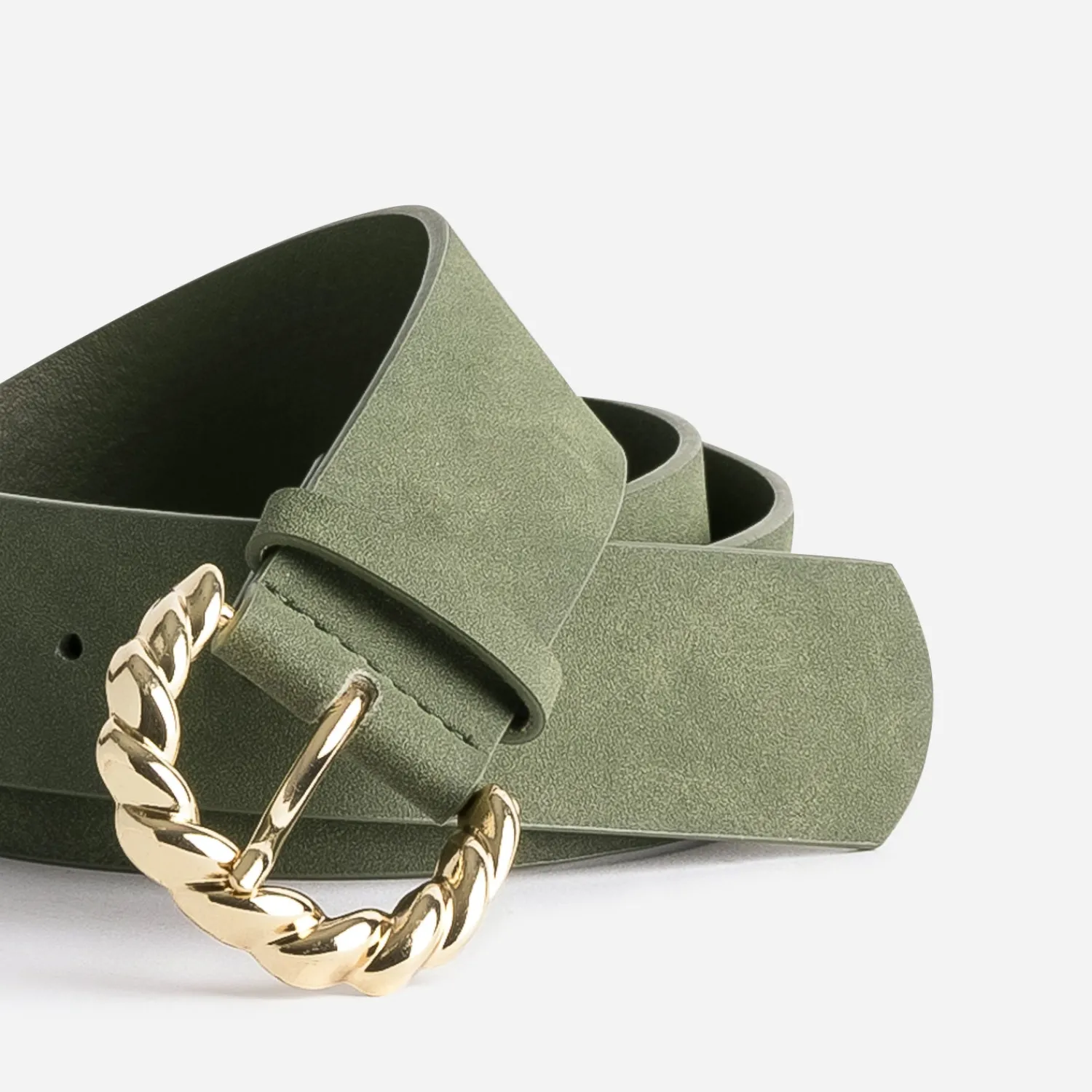 Eram Ceintures^Ceinture avec boucle torsadée KAKI