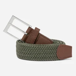 Eram Ceintures|Accessoires^Ceinture tressée Homme KAKI
