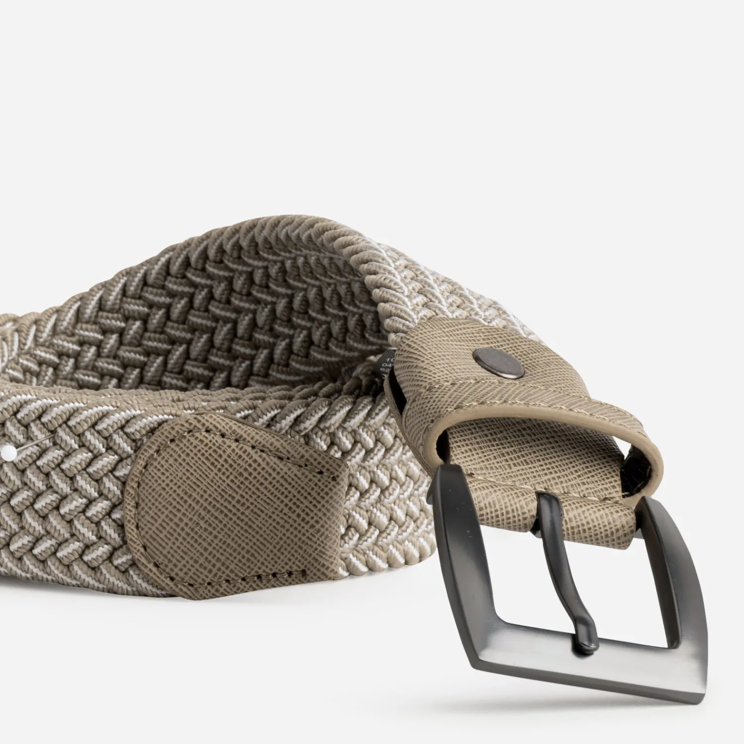 Eram Ceintures|Accessoires^Ceinture taupe tressée homme BEIGE