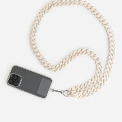 Texto Autres Accessoires^Chaîne bijou écrue pour téléphone portable ECRU