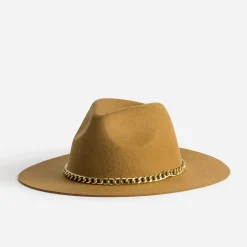 Eram Chapeaux, Bonnets & Casquettes^Chapeau avec ganse-chaînette métal CAMEL