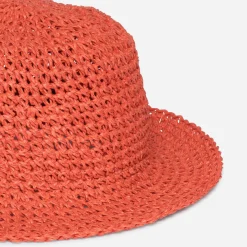 Eram Chapeaux, Bonnets & Casquettes^Chapeau cloche foncé tressé ORANGE