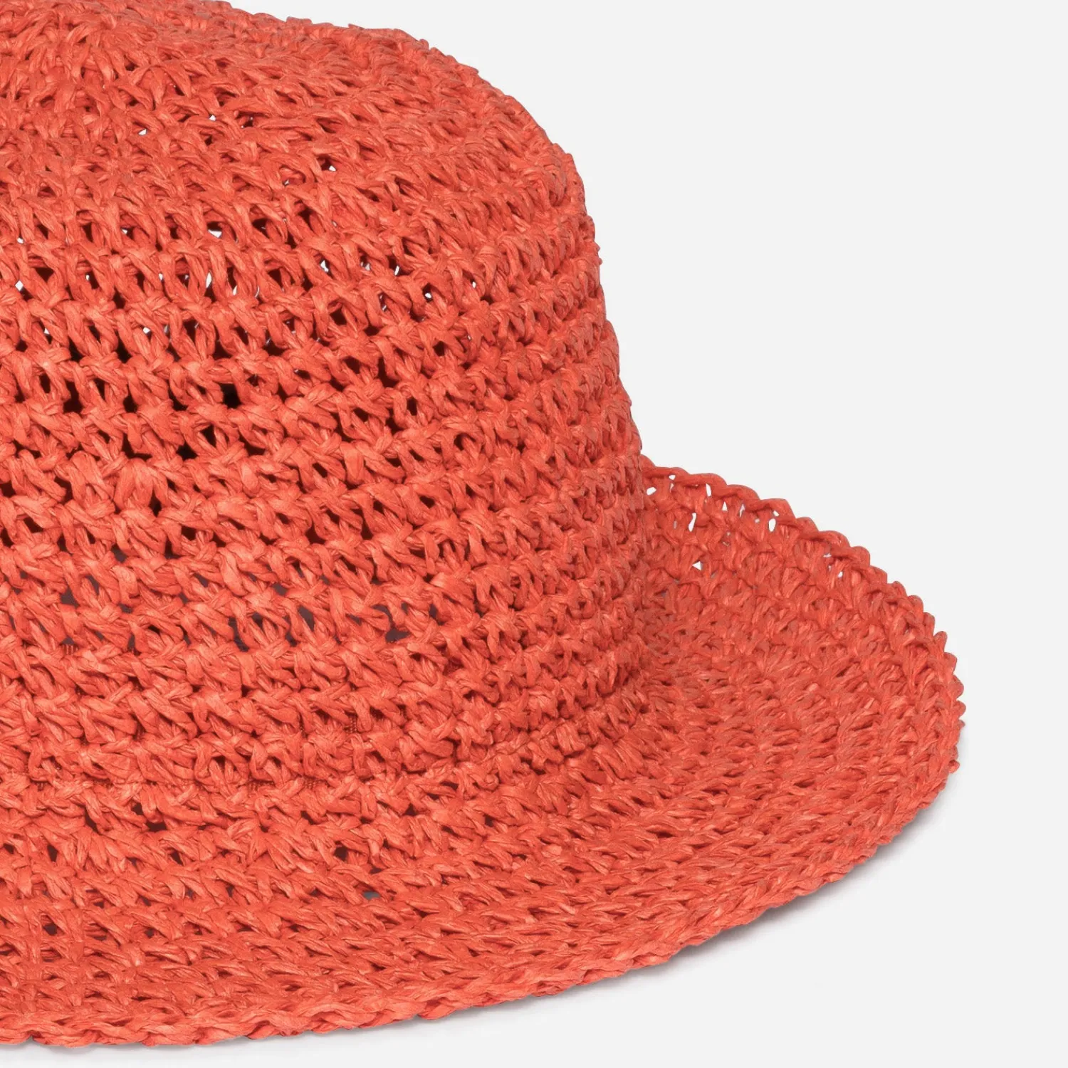 Eram Chapeaux, Bonnets & Casquettes^Chapeau cloche foncé tressé ORANGE