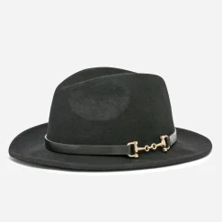 Eram Chapeaux, Bonnets & Casquettes^Chapeau en laine feutrée NOIR