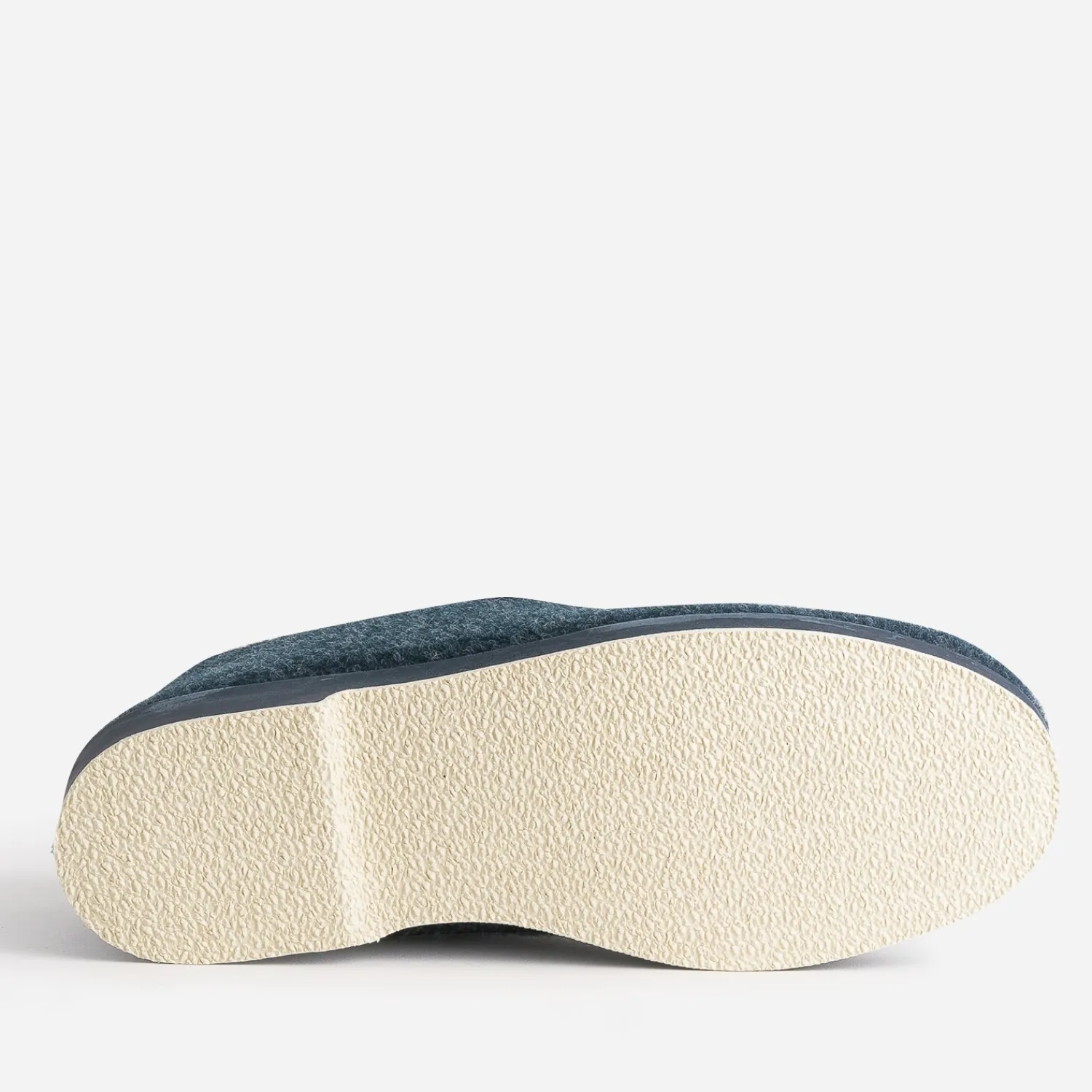 Eram Chaussons^Charentaise bleue fourrée MARINE