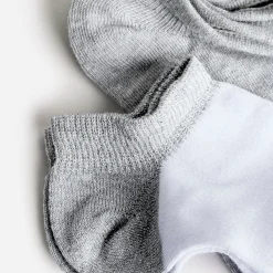 Eram Chaussettes & Collants^Chaussettes courtes hes et gris pailleté BLANC