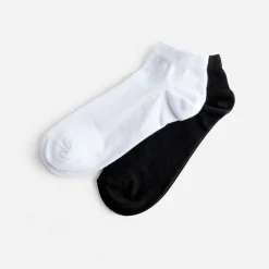 Eram Chaussettes|Accessoires^Chaussettes courtes es et blanches NOIR