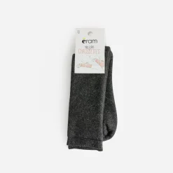 Eram Chaussettes & Collants^Chaussettes es pailletées argent GRIS