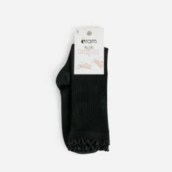 Eram Chaussettes & Collants^Chaussettes es côtelées NOIR