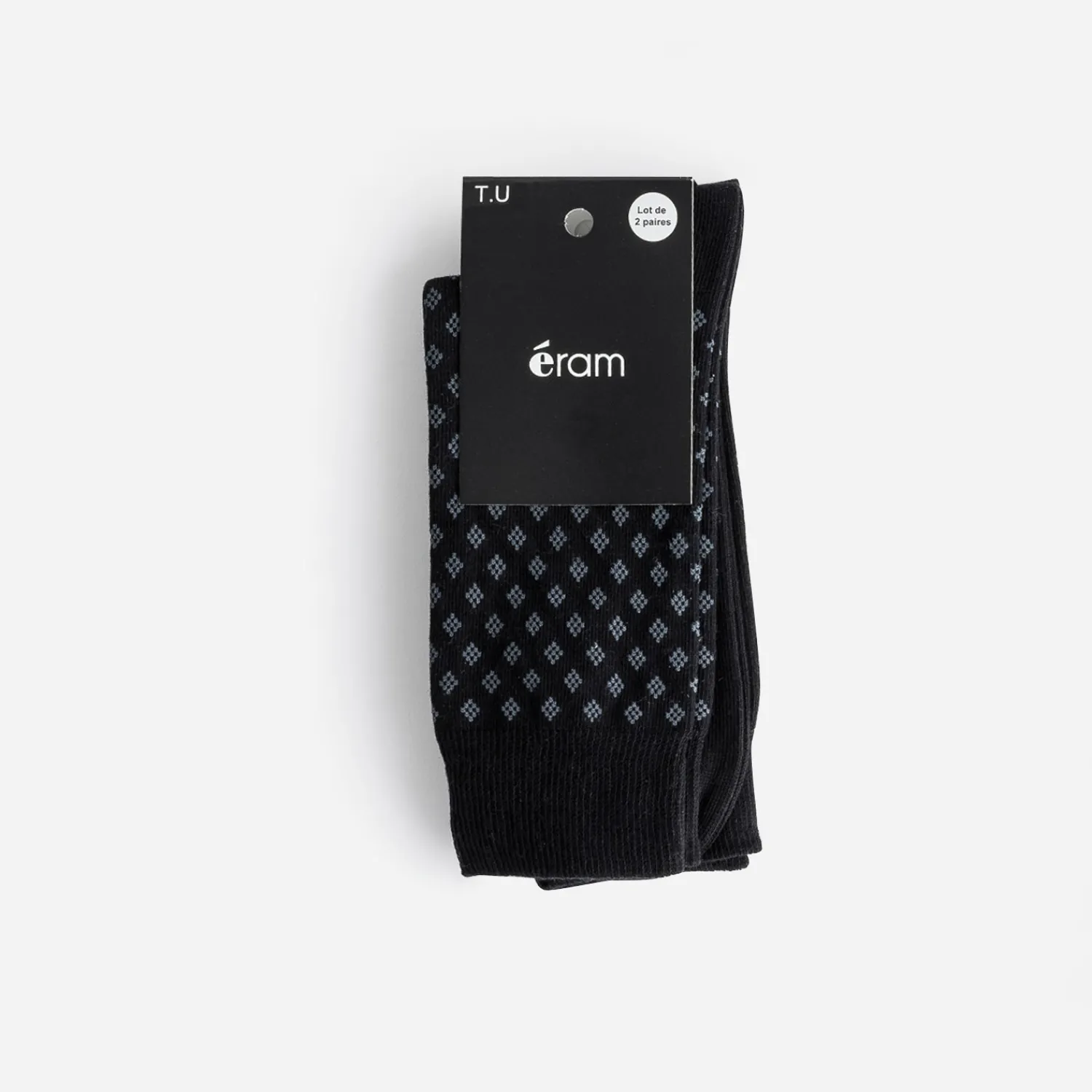 Eram Chaussettes|Accessoires^Chaussettes es et jacquard motif graphique NOIR