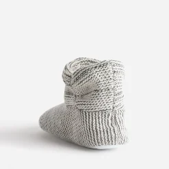 Eram Chaussons^Chausson-boots tricoté BEIGE
