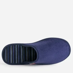 Armor Lux Chaussons^Chausson-mule bleu première rayée MARINE