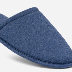 Eram Chaussons^Chausson-mule bleu en textile MARINE
