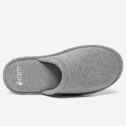 Eram Chaussons^Chausson-mule en textile GRIS