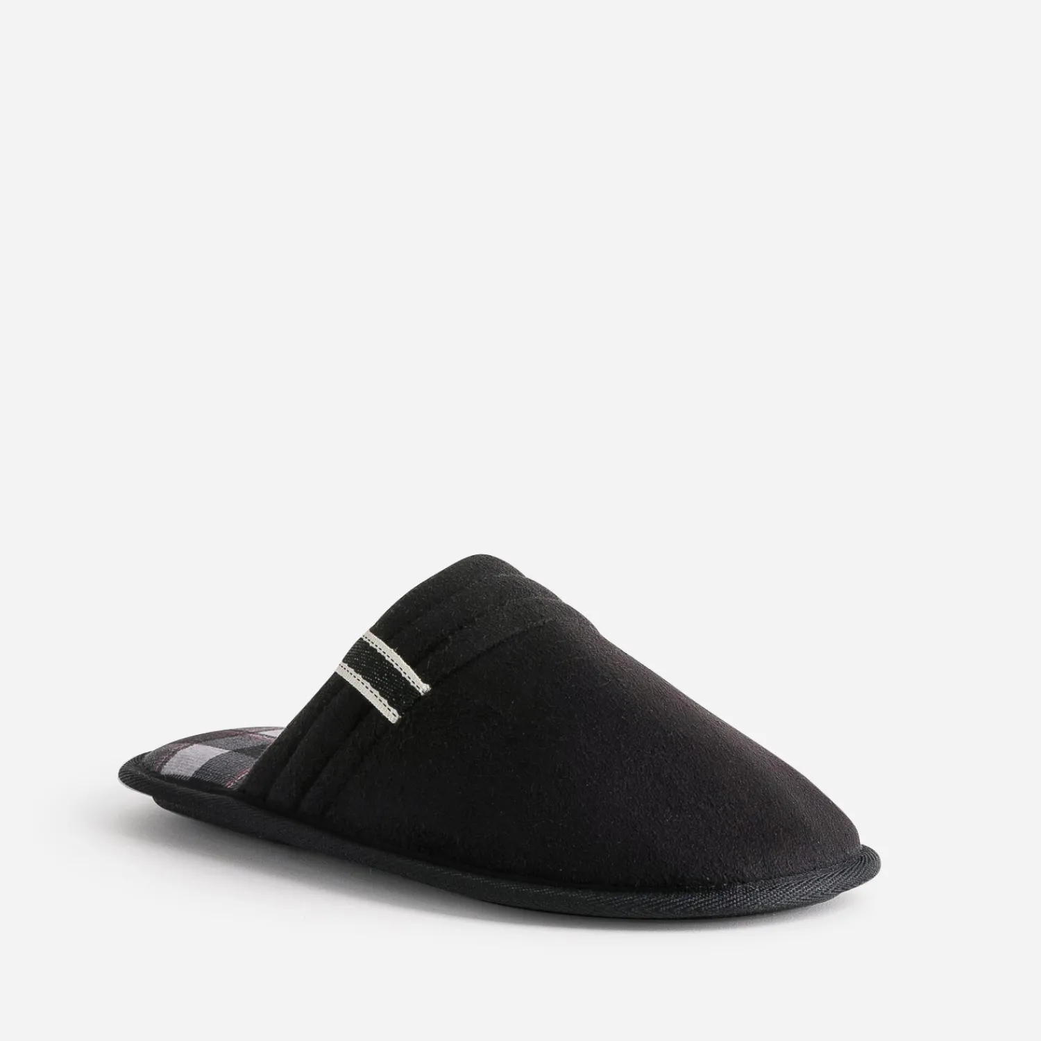 Eram Chaussons^Chausson-mule e première carreaux NOIR