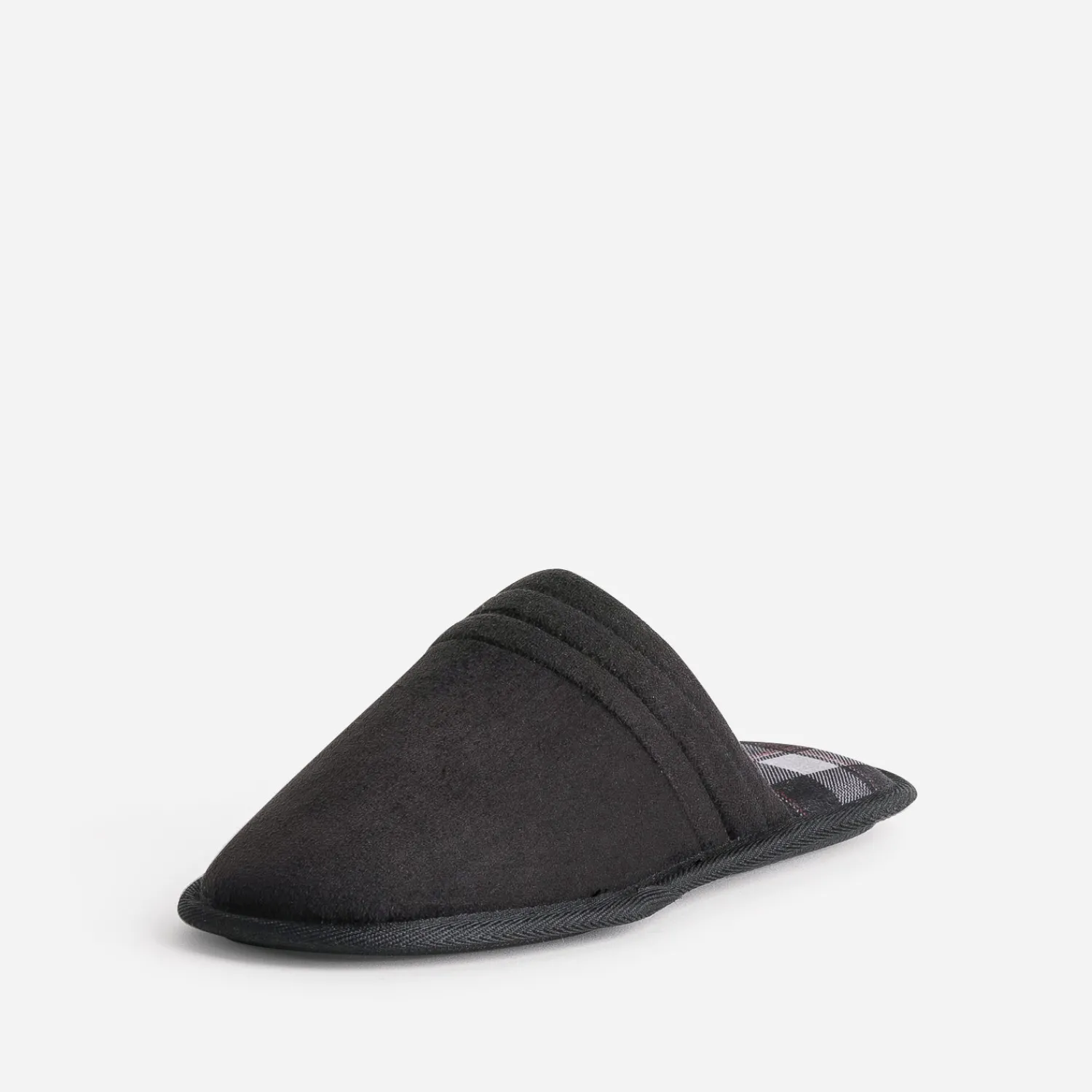 Eram Chaussons^Chausson-mule e première carreaux NOIR