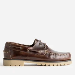 Eram Chaussures Bateau^Chaussure bateau cuir MARRON