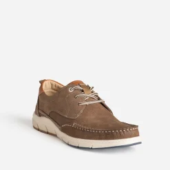 FRANCE ARNO Chaussures De Ville^Chaussure-bateau cuir TAUPE