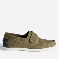 Eram Chaussures Bateau^Chaussure-bateau cuir nubuck scratch KAKI