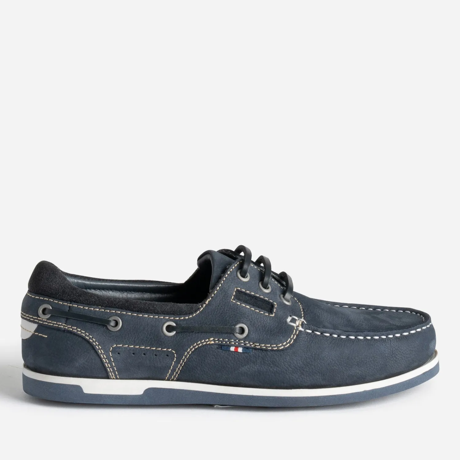 Eram Chaussures Bateau^Chaussure-bateau cuir nubuck MARINE