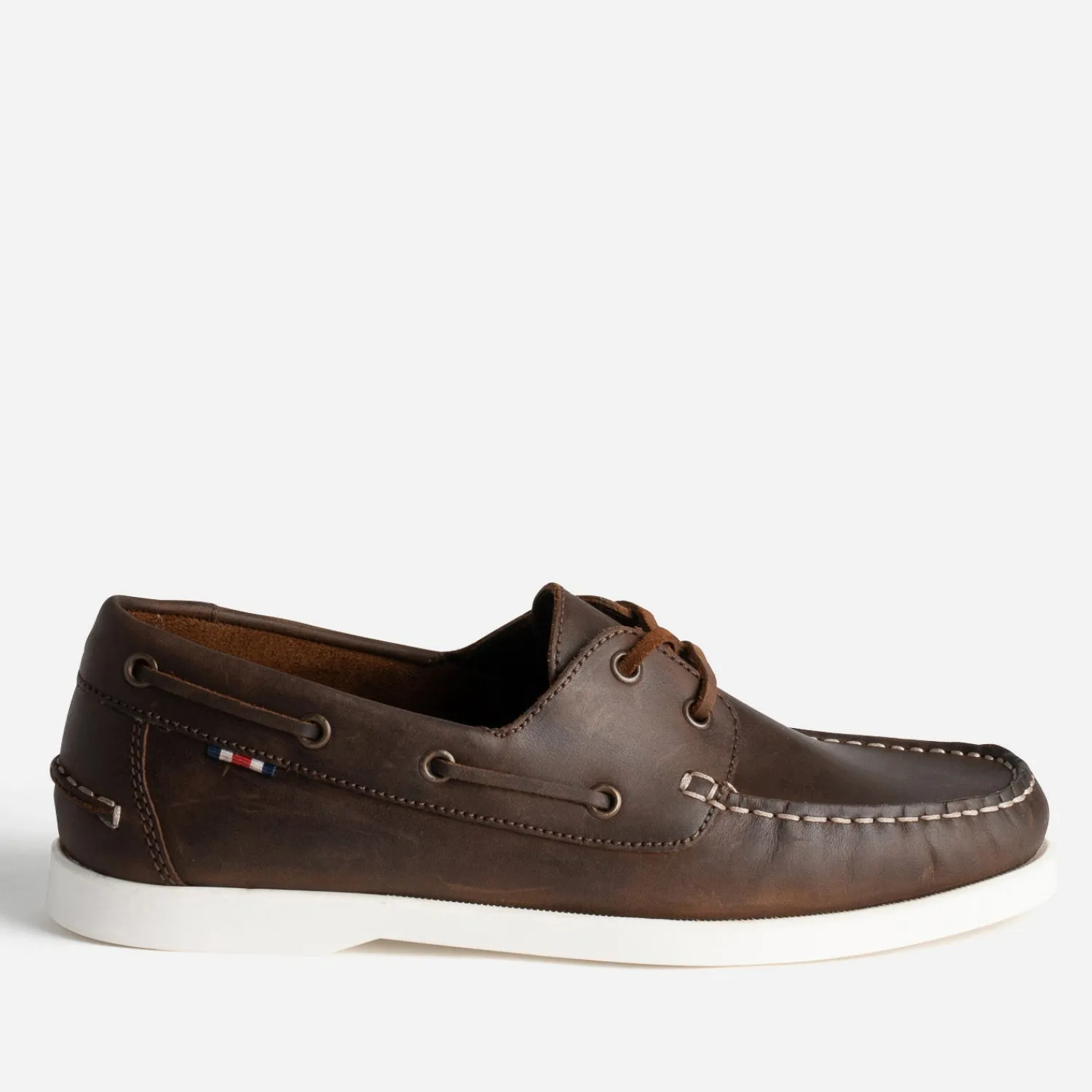 Eram Chaussures Bateau^Chaussure-bateau foncé en cuir MARRON
