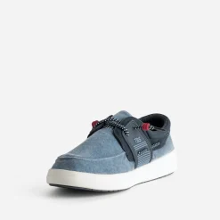Tbs Toiles^Chaussure-bateau e toile BLEU