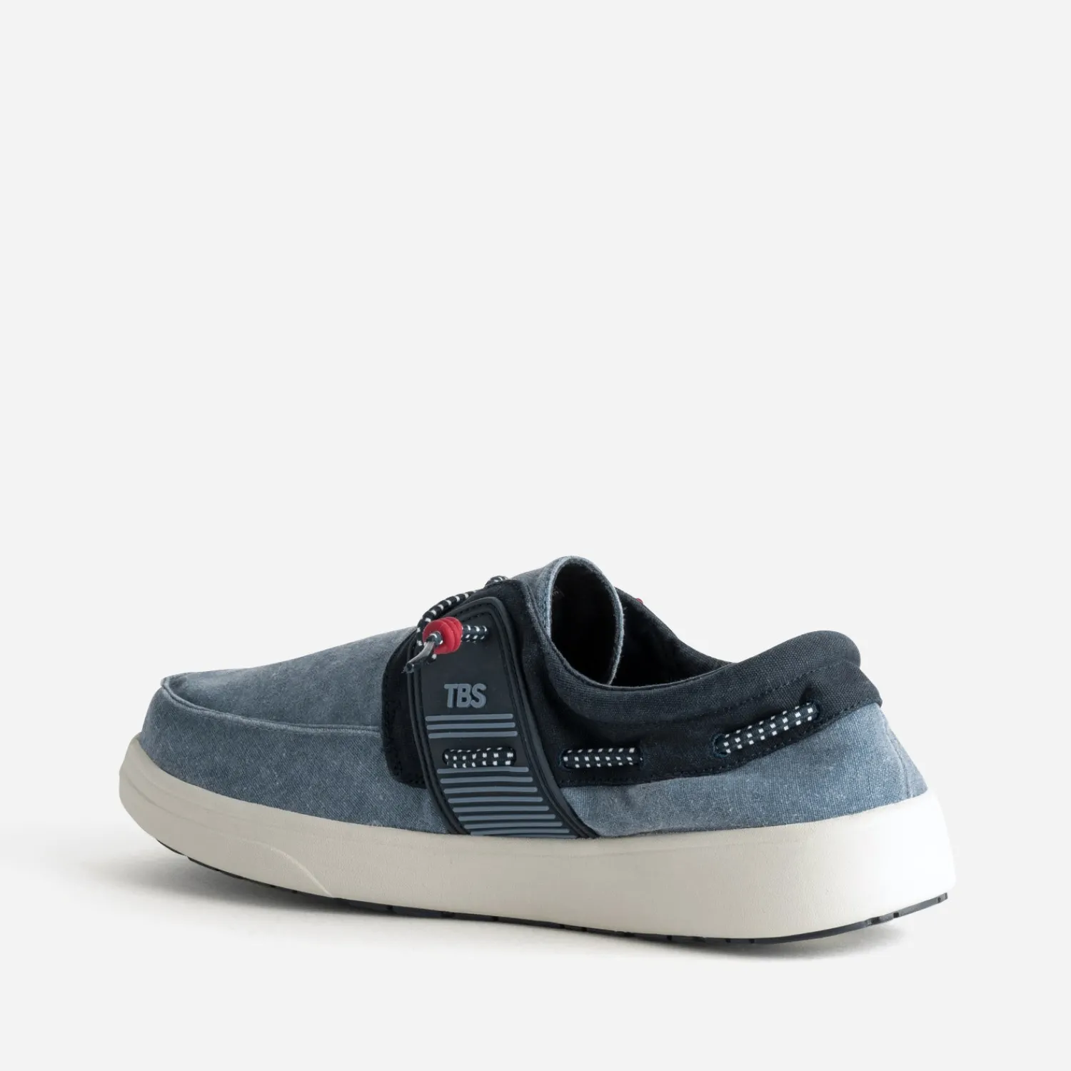 Tbs Toiles^Chaussure-bateau e toile BLEU
