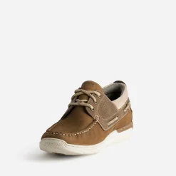 Tbs Chaussures Bateau^Chaussure-bateau et marron cuir CAMEL