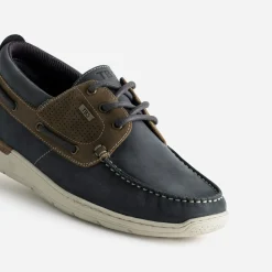 Tbs Chaussures Bateau^Chaussure-bateau et marron cuir MARINE