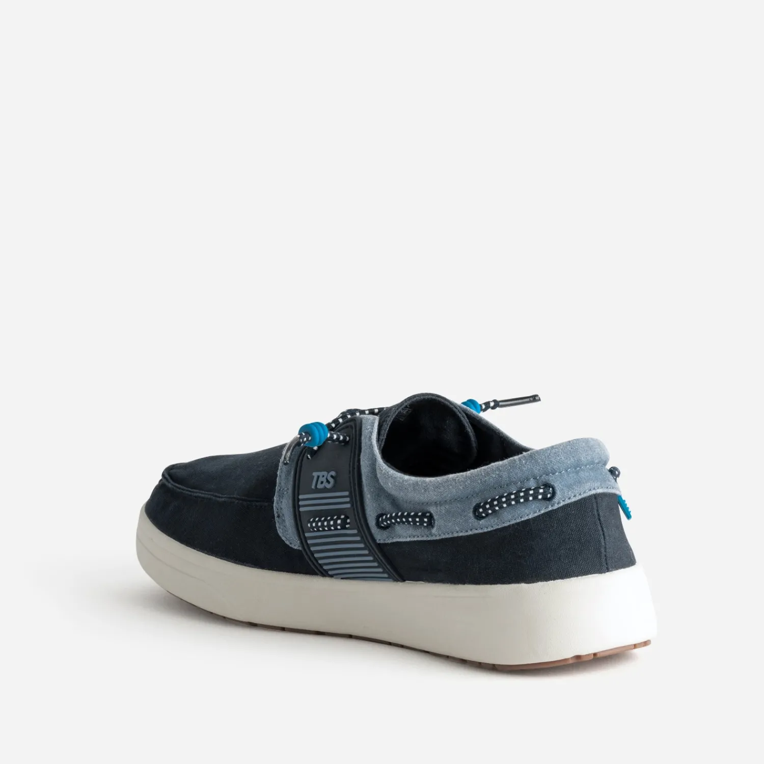 Tbs Toiles^Chaussure-bateau toile MARINE