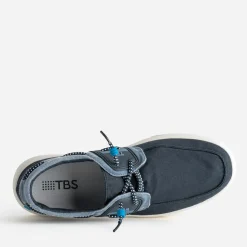 Tbs Toiles^Chaussure-bateau toile MARINE
