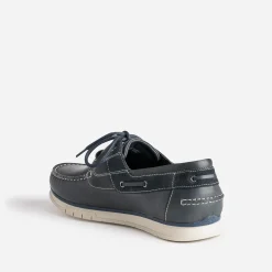 Tbs Chaussures Bateau^Chaussure-bateau en cuir MARINE