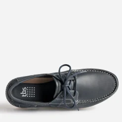 Tbs Chaussures Bateau^Chaussure-bateau en cuir MARINE