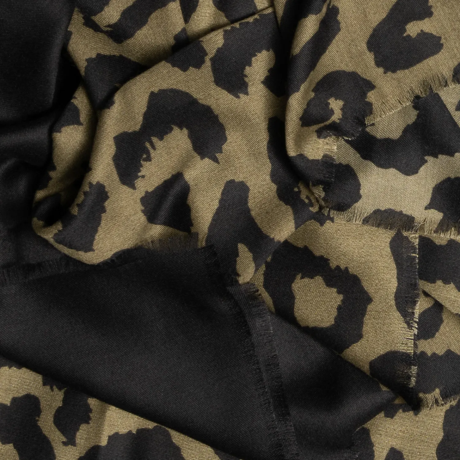 Eram Echarpes & Foulards^Chèche et noir à maxi motif léopard KAKI