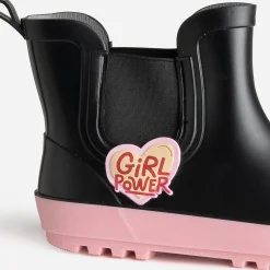 BE ONLY Boots^Chelsea boots e patch cœur NOIR